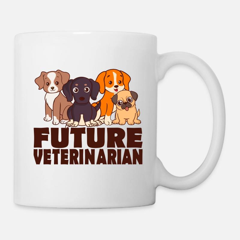 Tierarzt Student - Tasse - Weiß