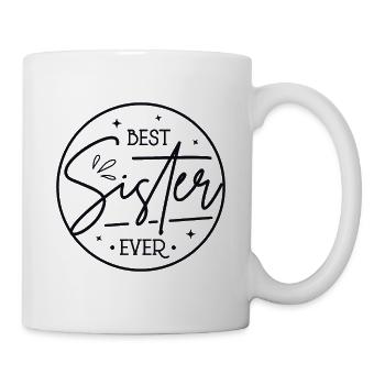 Best sister - Mug - white - Right