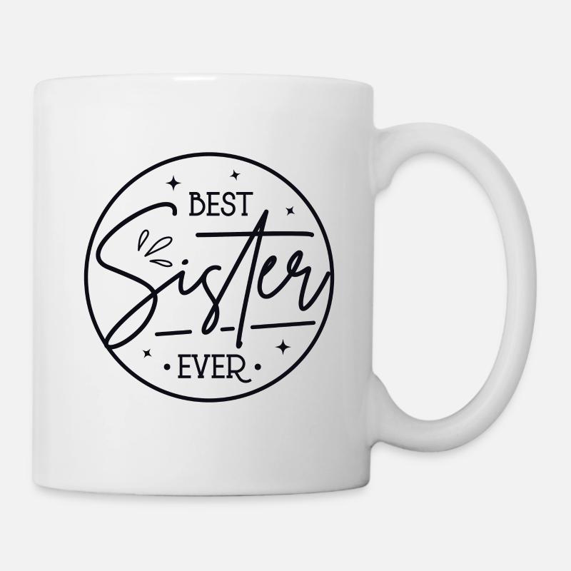 Beste Schwester - Tasse - Weiß