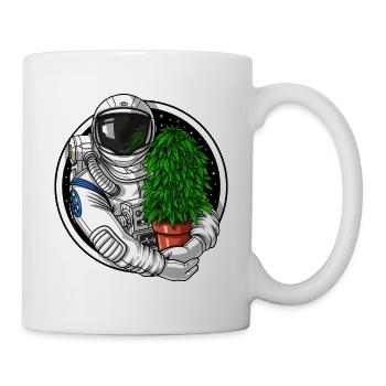 Astronaut Weed Grower - Mug blanc - blanc - Droite