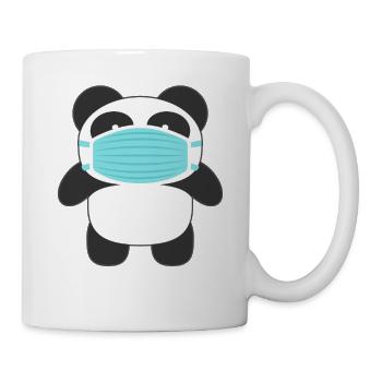 Panda - Tasse - Weiß - Rechts