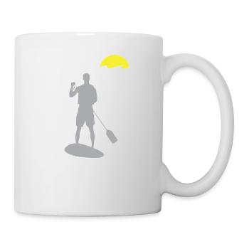 SUP - Stand Up Paddle - Tasse - Weiß - Rechts