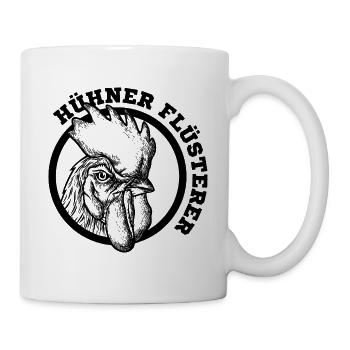 Hühner Flüsterer - Tasse - Weiß - Rechts