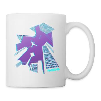 Parkour, acrobatie, freerunning, freestyle, sport - Mug blanc - blanc - Droite