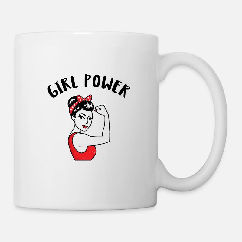 Mädchen - Tasse - Weiß