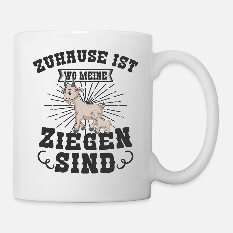 Ziege - Tasse - Weiß