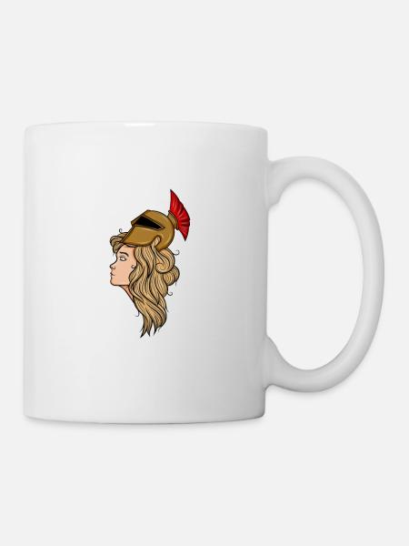 Athènes Grec Mythologie antique Dieu cadeau - Mug blanc - blanc