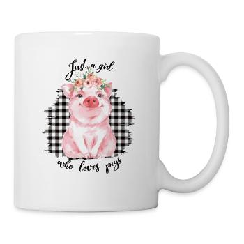 Porcs - Mug blanc - blanc - Droite
