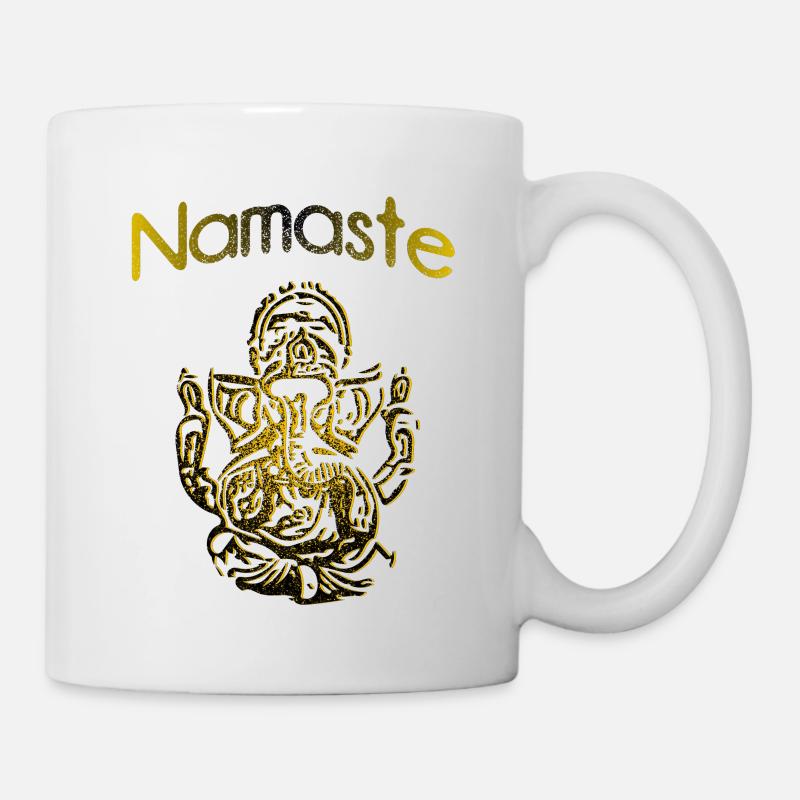 Namaste Ganesha - Mug blanc - blanc