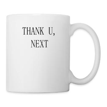 heureux single cadeau drôle thank u, next - Mug blanc - blanc - Droite