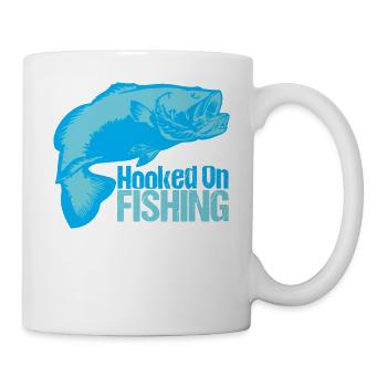 Angeln - Süchtig nach Angeln - Tasse - Weiß - Rechts