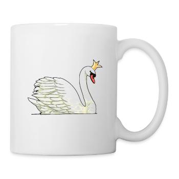 Swan Birds Wildlife King Majesty Swans Animal - Mug - white - Right