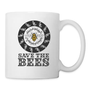 Insects, conservation, bees, diversity, gift - Mug - white - Right