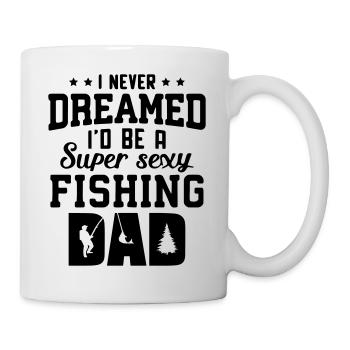 Fishing dad - Mug - white - Right