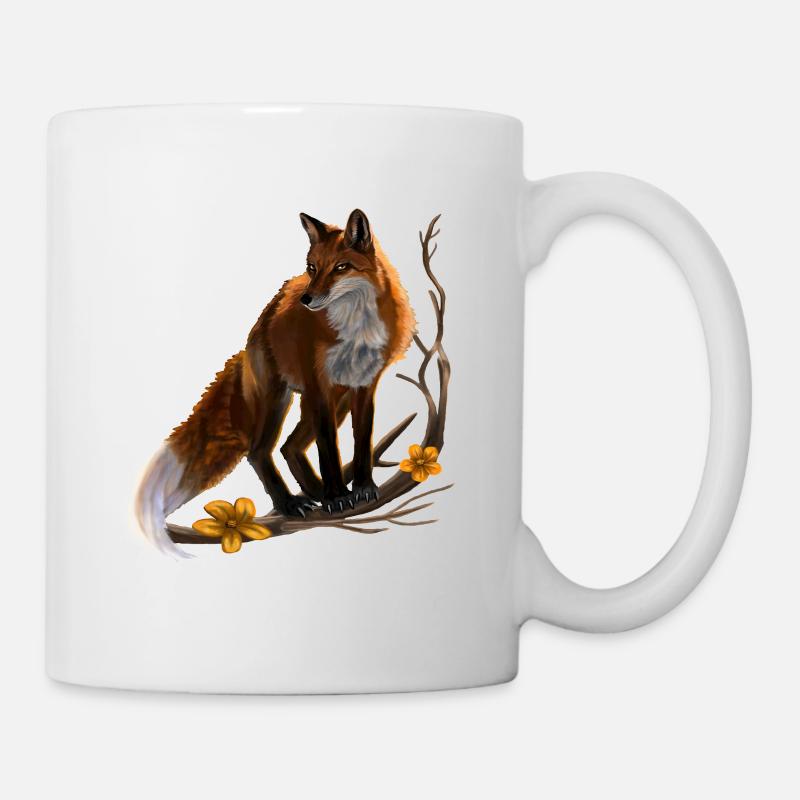 renard - Mug blanc - blanc