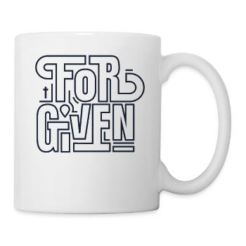 Pardon - pardonné - chrétien - Mug blanc - blanc - Droite