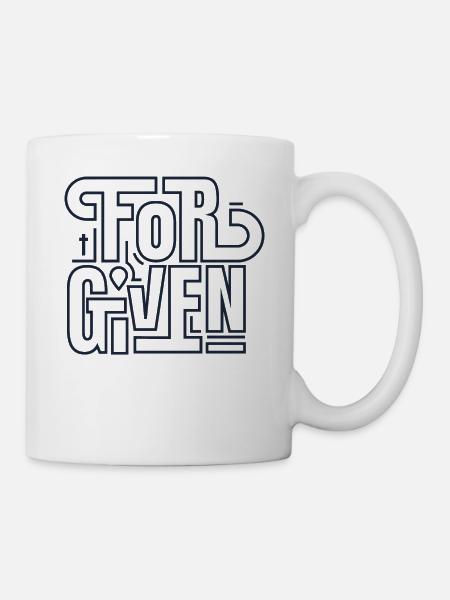 Vergebung - vergeben - Christlich - Tasse - Weiß