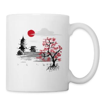Japan Nature China Asia Cherry Blossom Asian - Mug - white - Right