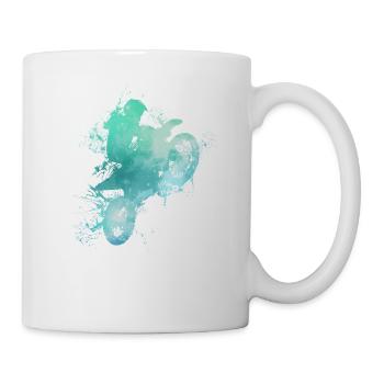 Dirt bike supercross gift I biker MX motocross - Mug - white - Right