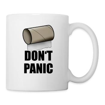 Ne paniquez pas la crise du papier toilette - Mug blanc - blanc - Droite