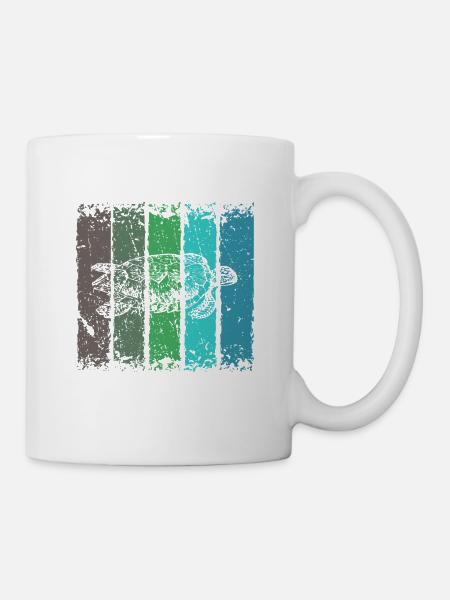 Schildkröte - Tasse - Weiß