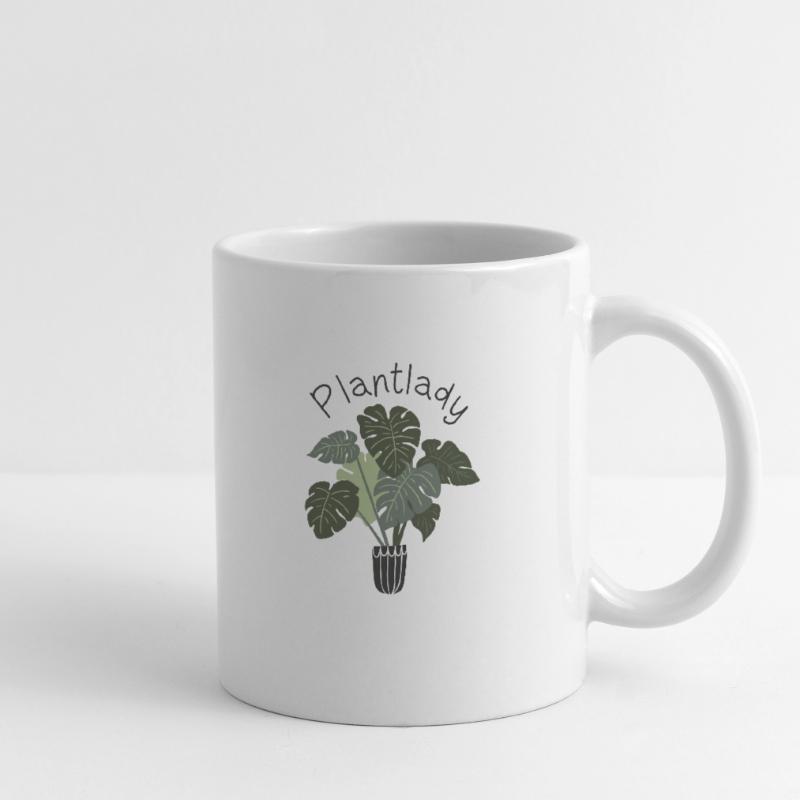 Plantuleuse plante succulente Mug blanc