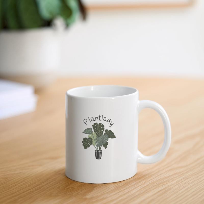 Plantuleuse plante succulente Mug blanc