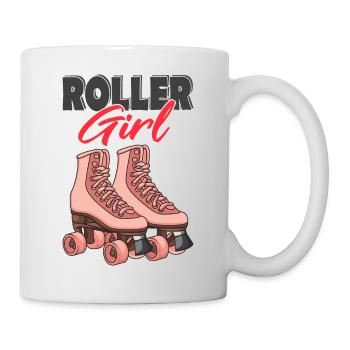 Rollschuhe - Tasse - Weiß - Rechts