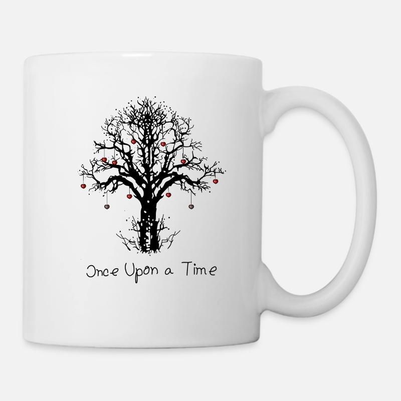 Once Upon a Time Tree Heart Art Junkie - Mug blanc - blanc