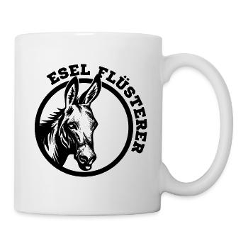 Esel Flüsterer - Tasse - Weiß - Rechts