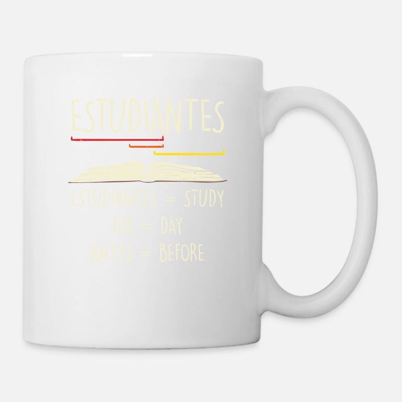 Spanisch Lehrer Student Estudiantes lustig - Tasse - Weiß