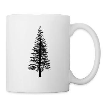 Fir tree Forest Nature Ecology Environment Trees Flora - Mug - white - Right