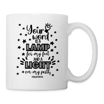 Vêtements chrétiens bible verset bible inspiration - Mug blanc - blanc - Droite