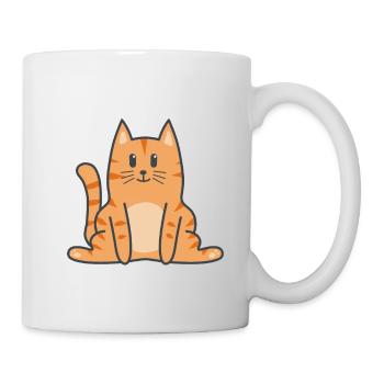 Chat Chat Kitten - Mug blanc - blanc - Droite