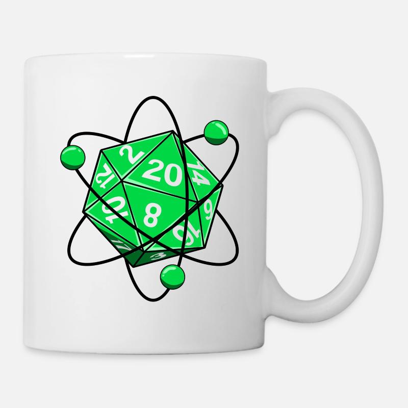 Würfel - Tasse - Weiß