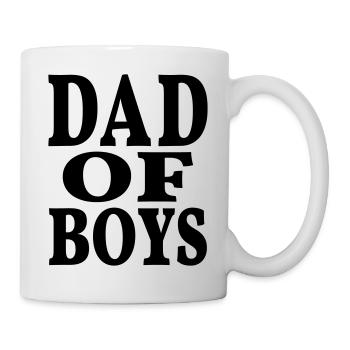 Father sons best dad son dad of boys father's day - Mug - white - Right
