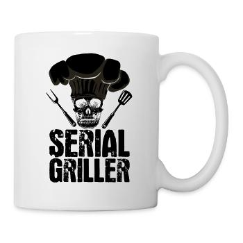 Serial Griller BBQ Distressed - Mug - white - Right