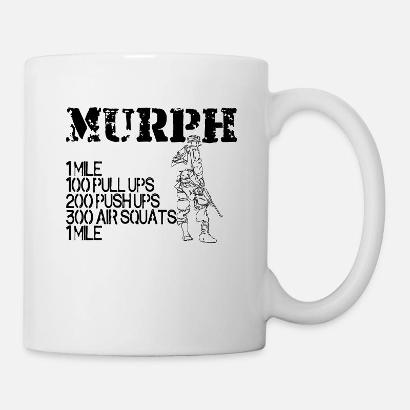 Fitness - WOD Murph - Tasse - Weiß