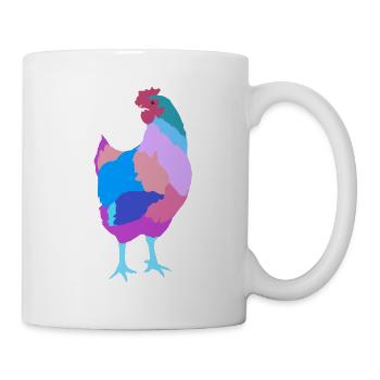 Poulet - Mug blanc - blanc - Droite