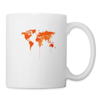 World map - Mug - white - Right