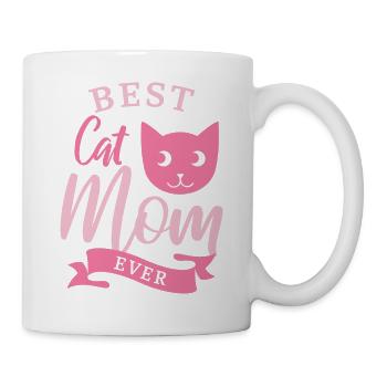 Best Cat Mom Ever Best Cat Mom Kitten - Mug - white - Right