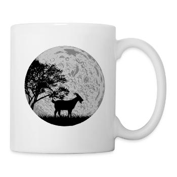 Chèvre - Mug blanc - blanc - Droite