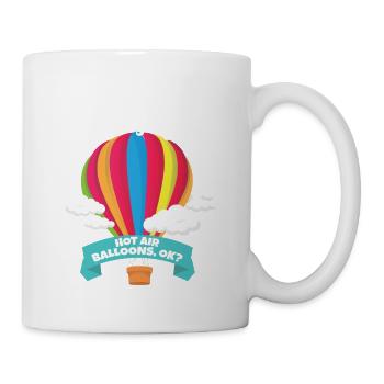 Hot Air Balloons - Tasse - Weiß - Rechts
