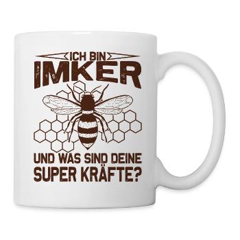 Ich bin Imker - Tasse - Weiß - Rechts