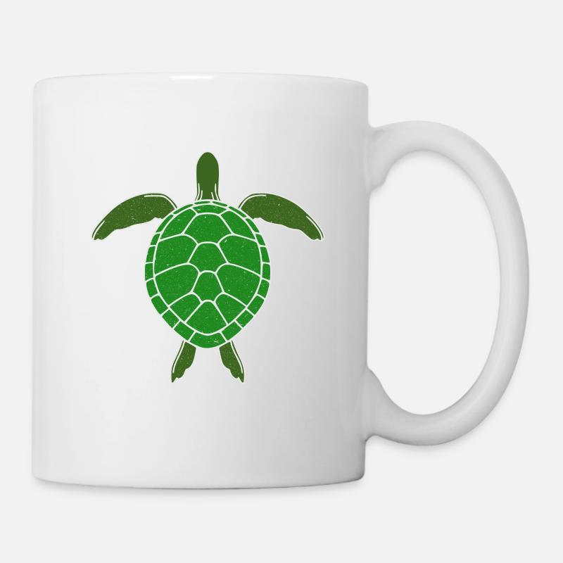 Tortue - Mug blanc - blanc