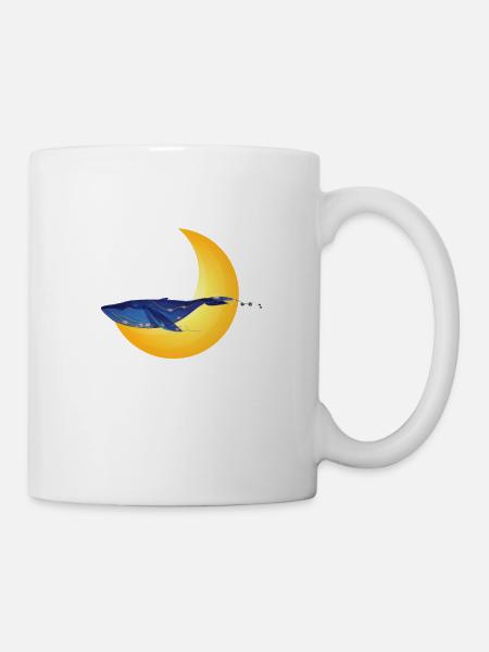 If you love me let me sleep whale - Tasse - Weiß