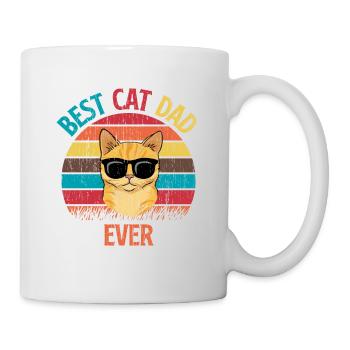 Best Cat Dad Ever Best Cat Dad Dad Kitten - Mug - white - Right