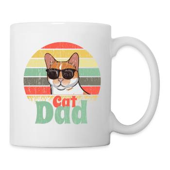 Best Cat Dad Ever Best Cat Dad Dad Kitten - Mug - white - Right