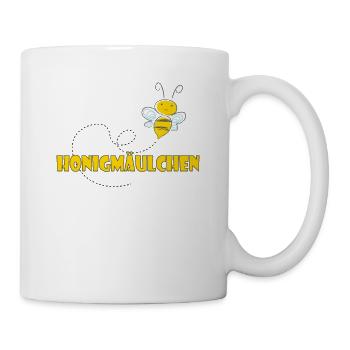 Kosename Honigmäulchen Geschenkidee - Tasse - Weiß - Rechts