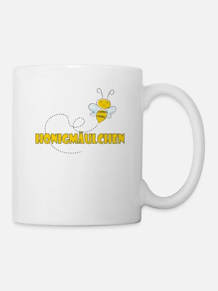 Kosename Honigmäulchen Geschenkidee - Tasse - Weiß